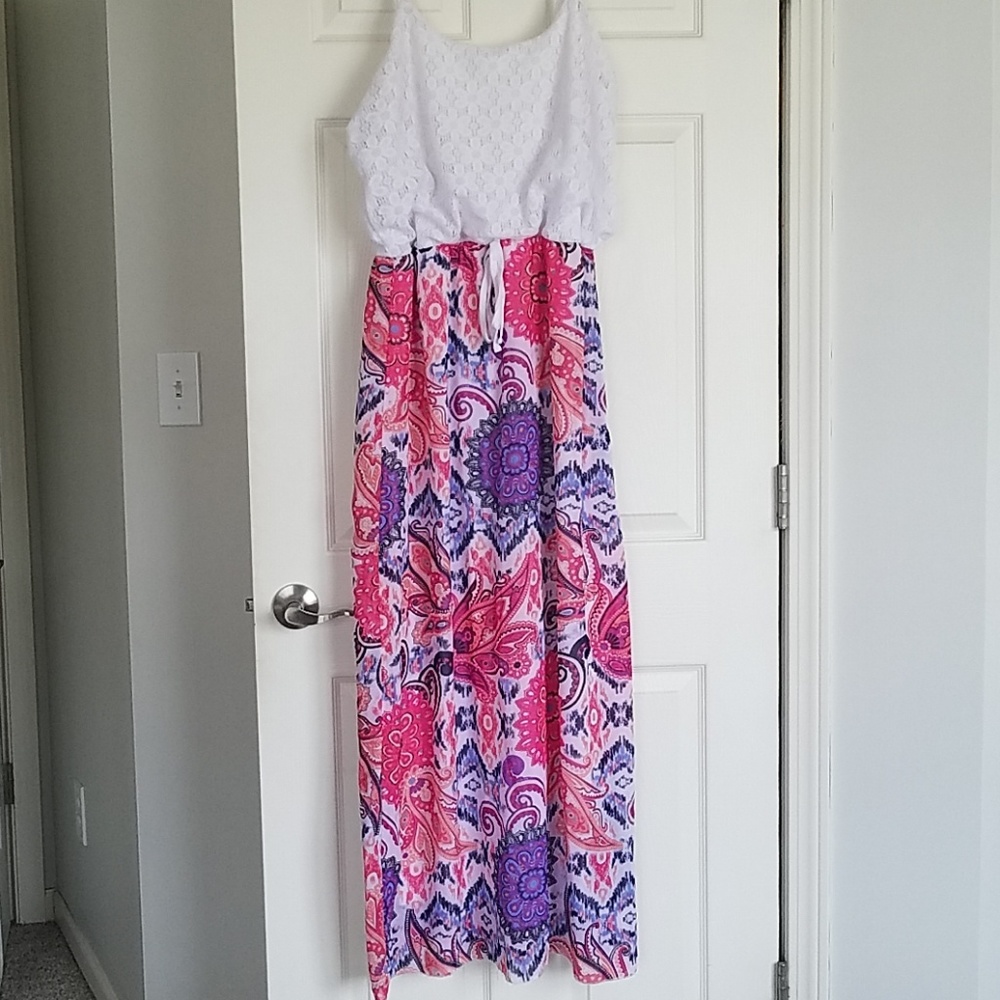 Bright Flowy Maxi Dress